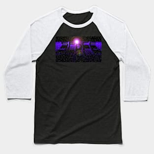 Space Design - Purple Baseball T-Shirt